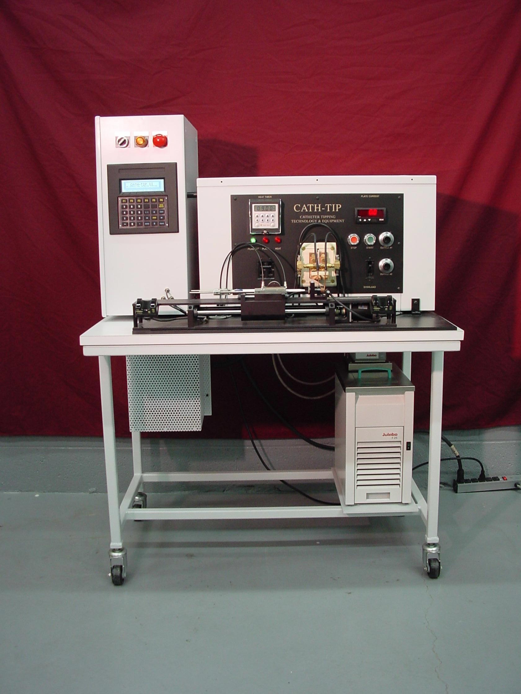 Front View of Cath-Tip Machine.